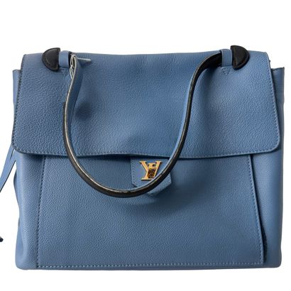Louis Vuitton Neverfull Pochette blue leather...