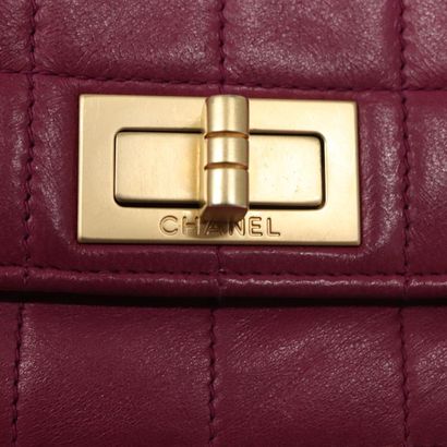 Chanel Vintage Chocolate Bar Double Flap...