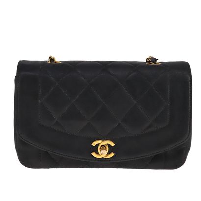 Chanel Vintage Diana Flap Bag
Quilted leather...