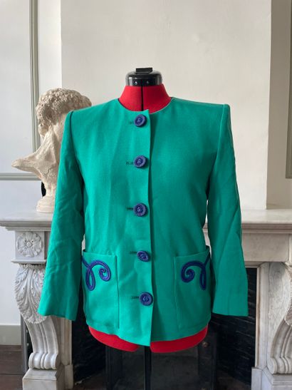 YVES SAINT LAURENT. Variation line. Long-sleeved...