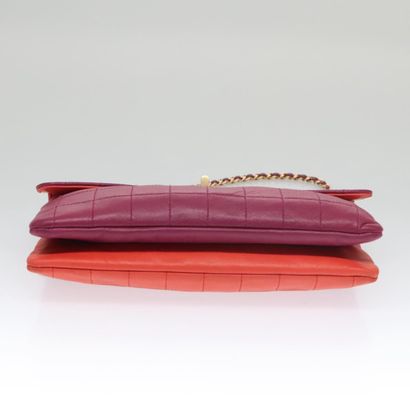 Chanel Vintage Chocolate Bar Double Flap...