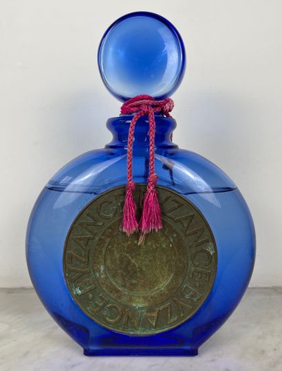 Rochas Byzance Large display bottle in cobalt-blue...