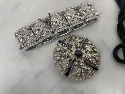 Costume jewelry set (20th century - Art Deco...