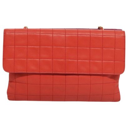 Chanel Vintage Chocolate Bar Double Flap...
