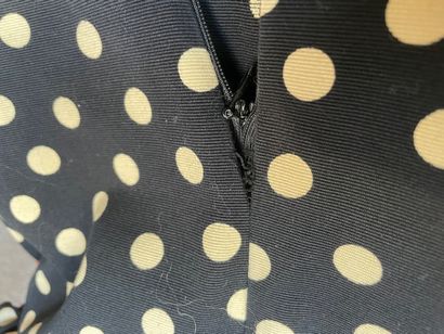 Balenciaga Black and white polka dot dress

Black...