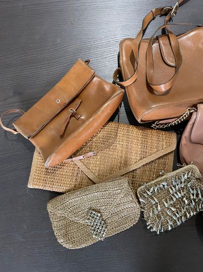 Pack of ten leather, textile and synthetic...