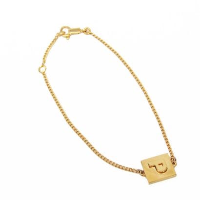 Céline Vintage Triomphe Long Charms Bracelet
Gold-plated...