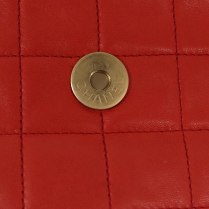 Chanel Vintage Chocolate Bar Double Flap...
