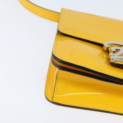 Fendi Curligraphy Shoulder Bag
Enameled patent...