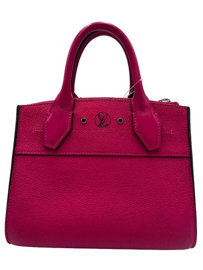 Louis Vuitton City Steamer Handbag
Leather...