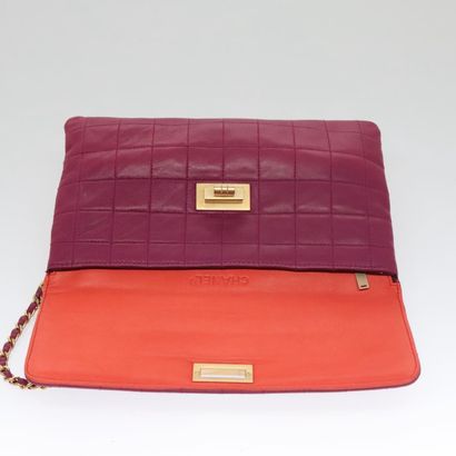 Chanel Vintage Chocolate Bar Double Flap...
