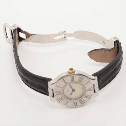 Cartier Must de Cartier 21
Silver wristwatch,...