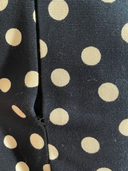 Balenciaga Black and white polka dot dress

Black...