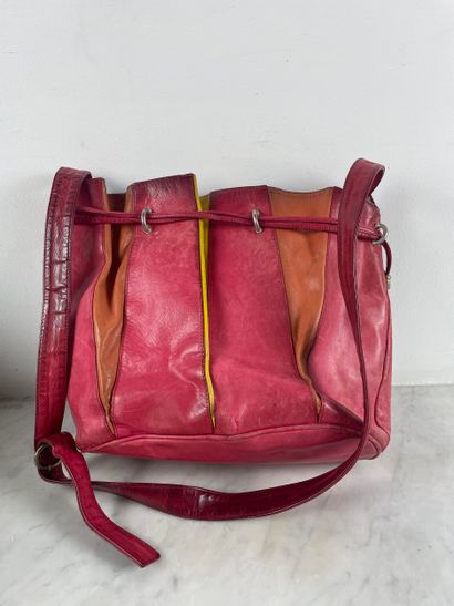 Set of 5 hand/shoulder bags, 1975 1990, leather...