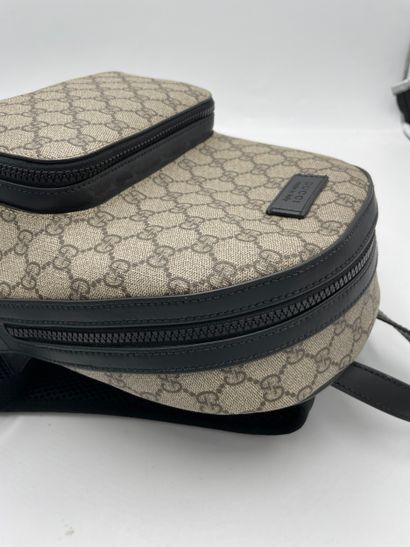 Gucci Front Pocket Backpack
GG coated canvas...
