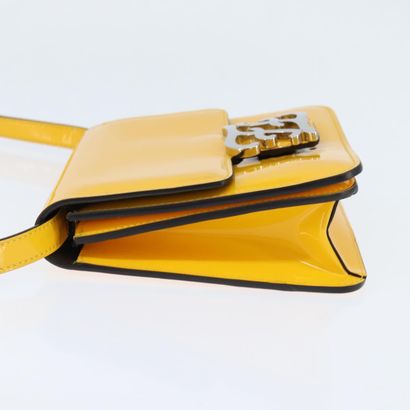Fendi Curligraphy Shoulder Bag
Enameled patent...