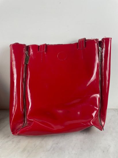 Set of 5 hand/shoulder bags, 1975 1990, leather...
