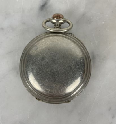 Montre baromètre/altimètre de poche en métal...