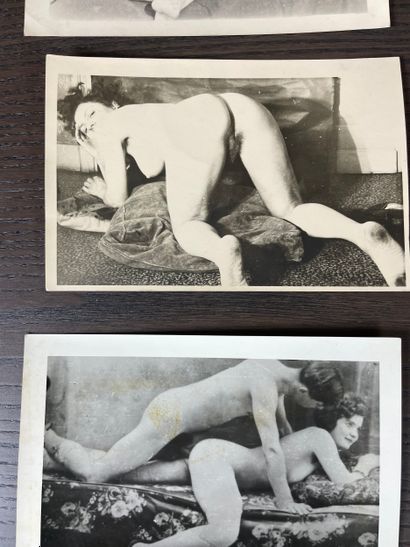 Ensemble de 9 photographies érotiques vintage
Réunion...