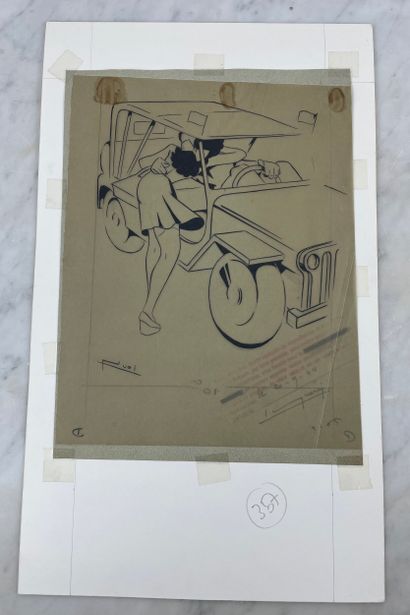 Libération Set of 6 original watercolors...