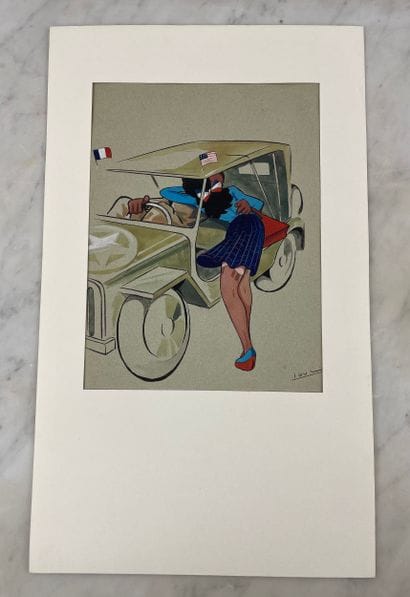 Libération Set of 6 original watercolors...