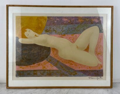 Alain Bonnefoit (né en 1937) - Lithographie...