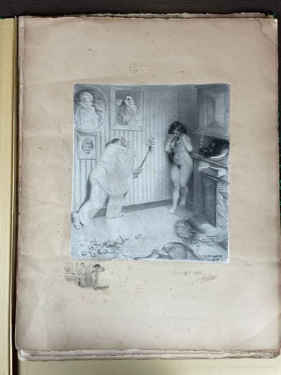 Adolphe Willette Les Sept Péchés capitaux,...
