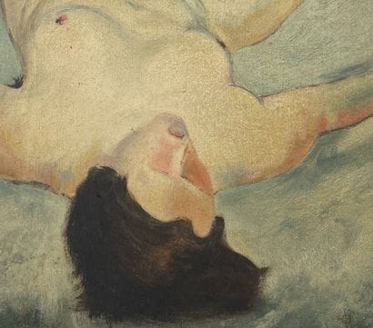 Marttin Reclining Woman Painting, reclining...
