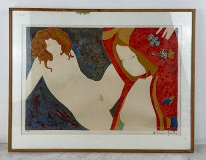 Alain Bonnefoit (né en 1937) - Lithographie...