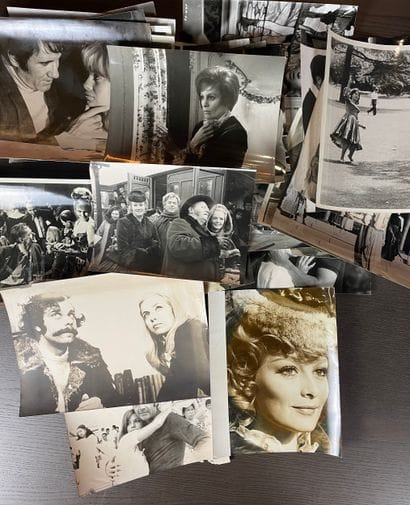 Large lot of cinema photographs
Set of black...