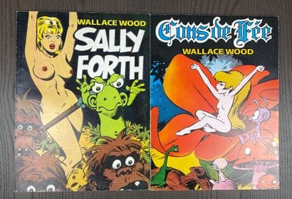 Set of erotic comics XX century
Lot including...
