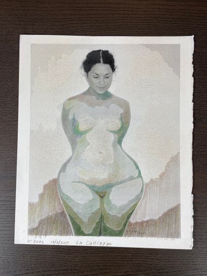 Yvon ADAM (1932-2017) Nu féminin, La Callipyge...