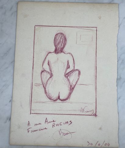Michel François (b. 1956) Set of 8 drawings,...