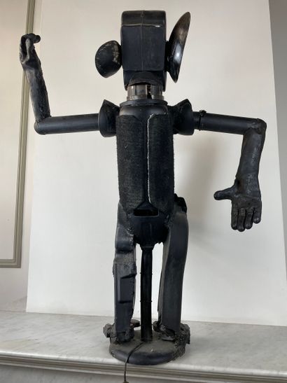 The Robot Sculpture Art Brut Unidentified...