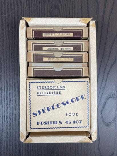 Stereofilms Bruguière Set of 45 x 107 mm...