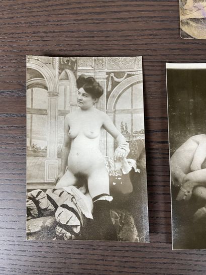 Antique erotica set Cards and prints (circa...