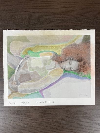Yvon ADAM (1932-2017) Reclining female nude,...
