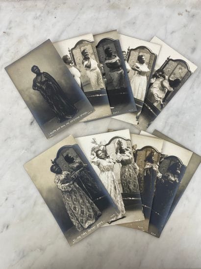 Set of 10 photographic postcards Complete...