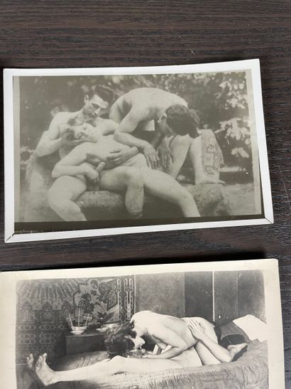 Ensemble de 9 photographies érotiques vintage
Réunion...