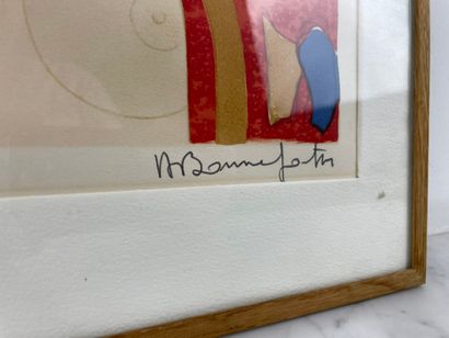 Alain Bonnefoit (né en 1937) - Lithographie...