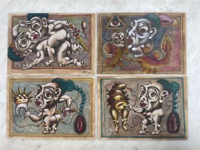 Patba 58 Set of four erotic drawings, 2018

Set...