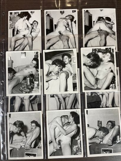 Erotic vintage set Photographs (circa 1950...