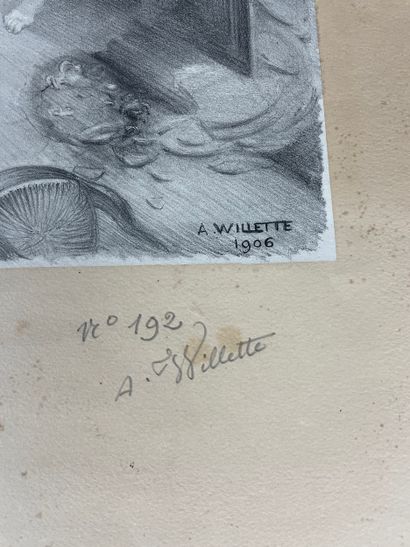 Adolphe Willette Les Sept Péchés capitaux,...