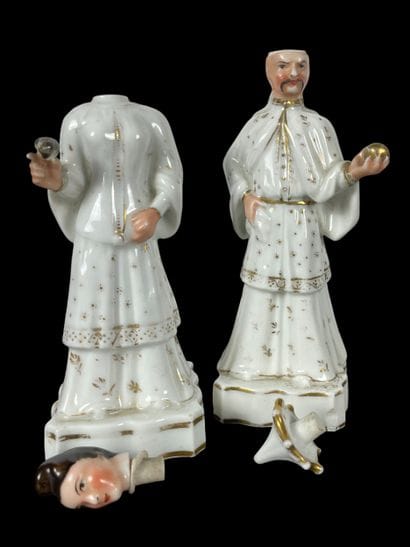 Figurative porcelain perfume bottles Chinese...