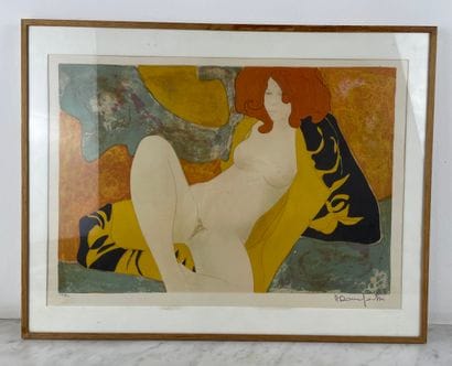 Alain Bonnefoit (né en 1937) - Lithographie...