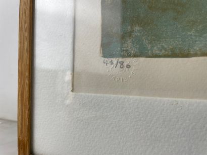 Alain Bonnefoit (né en 1937) - Lithographie...