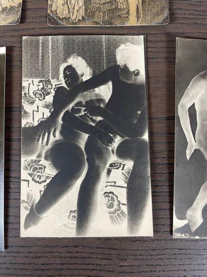 Antique erotica set Cards and prints (circa...