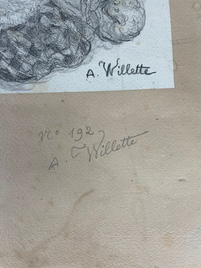 Adolphe Willette Les Sept Péchés capitaux,...