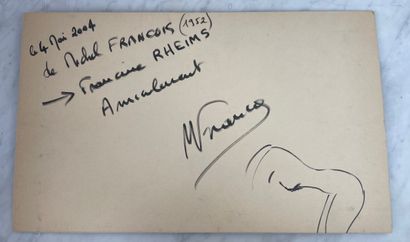 Michel François (b. 1956) Set of 8 drawings,...