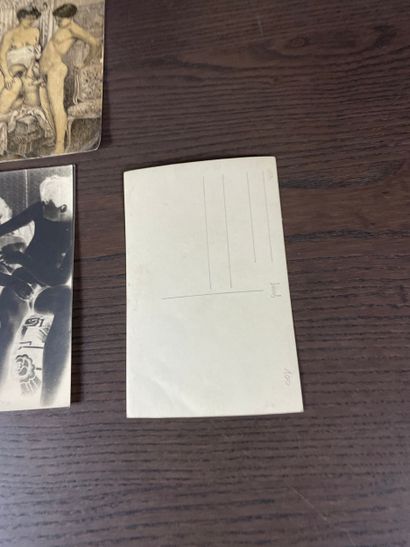 Antique erotica set Cards and prints (circa...
